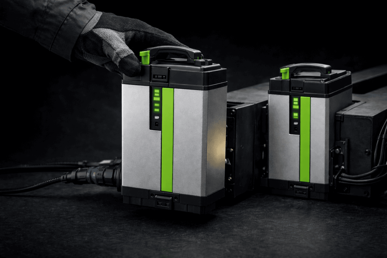 Swappable battery concept